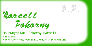 marcell pokorny business card